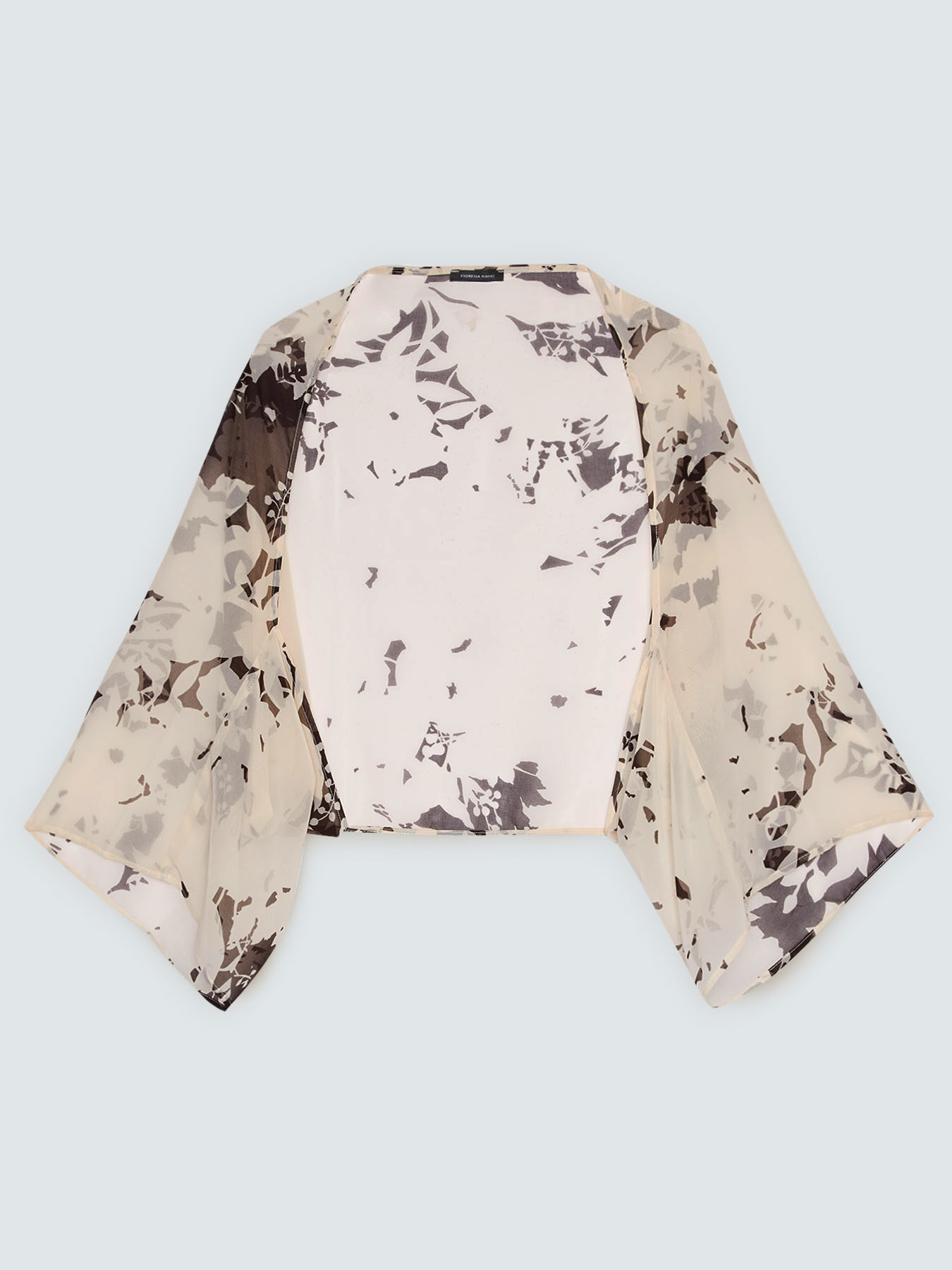 Printed georgette shrug image number 5