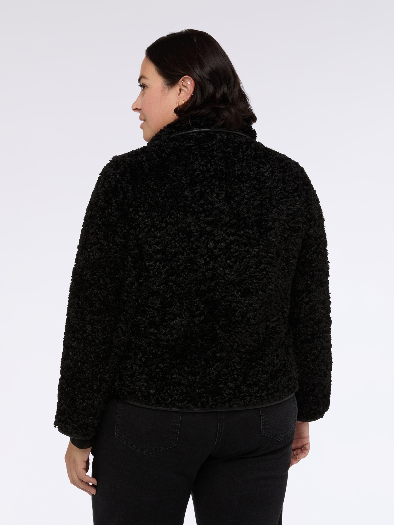 Veste teddy avec zip image number 1