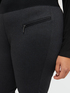 Milano knit fabric slim-fit trousers image number 3