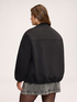 Steppjacke aus Scuba-Material mit Rippstrickkragen image number 1