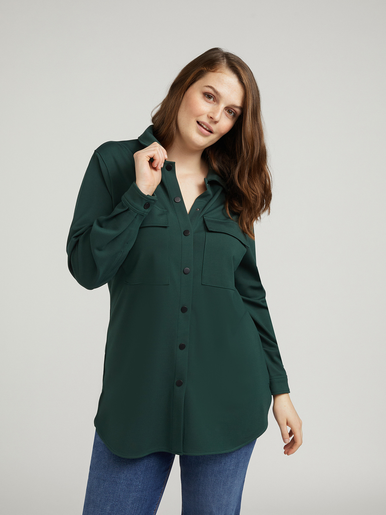 Milano-stitch shirt-jacket image number 0