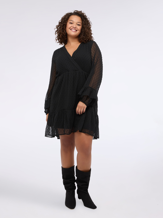 Vestito smile in tessuto plumetis | Fiorella Rubino