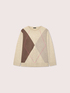 Crew-neck sweater with argyle pattern image number 4