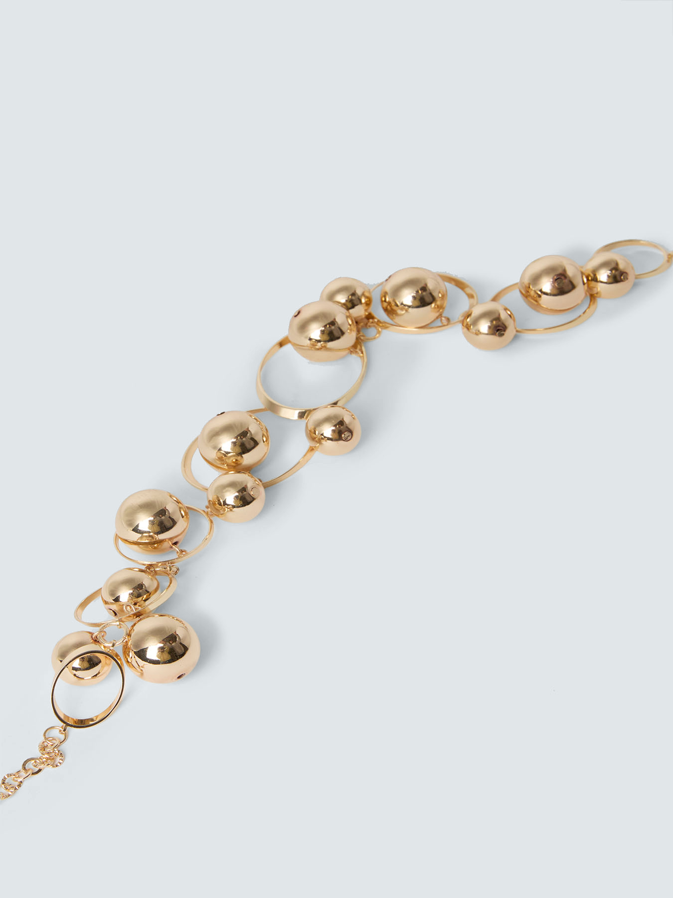 Necklace with spheres and rings image number 2
