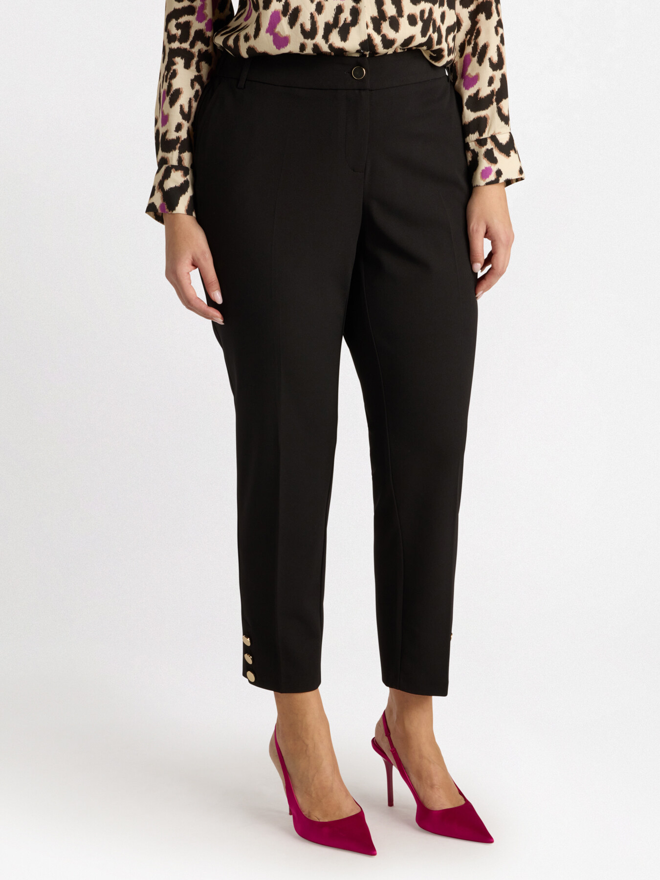 New York trousers with buttons at the hem image number 0