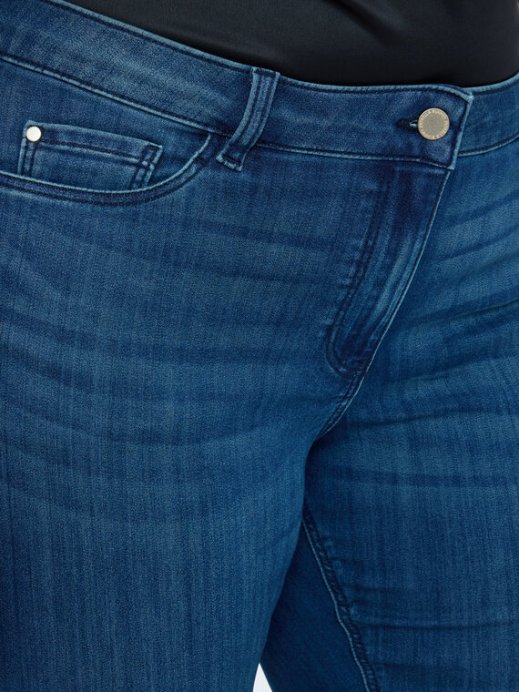 Fiorella Rubino - Jeans Skinny Lavaggio Blu Effetto Washed Donna, Blu Taglia: 47 (56 It)-image