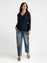 Sweater with cut-out details on the sleeves image number 3