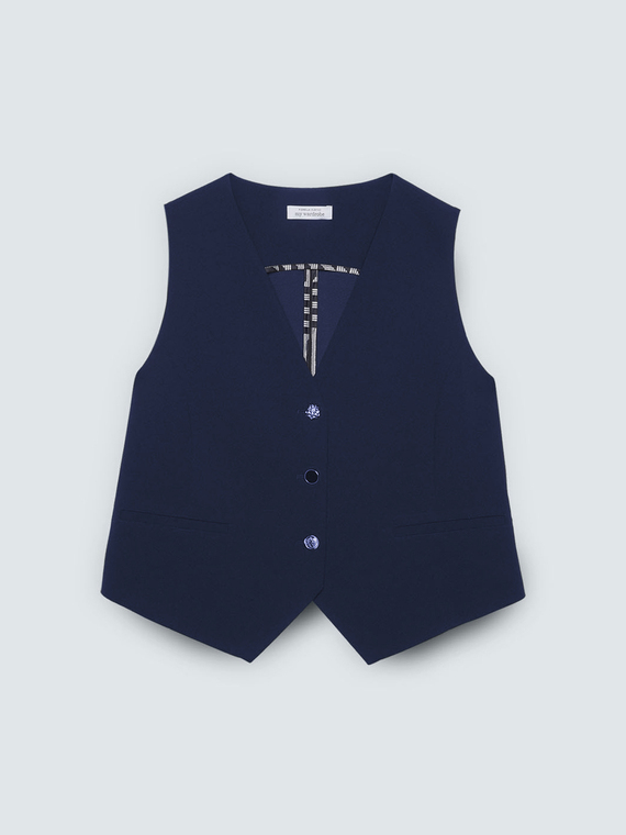 Gilet in tessuto stretch