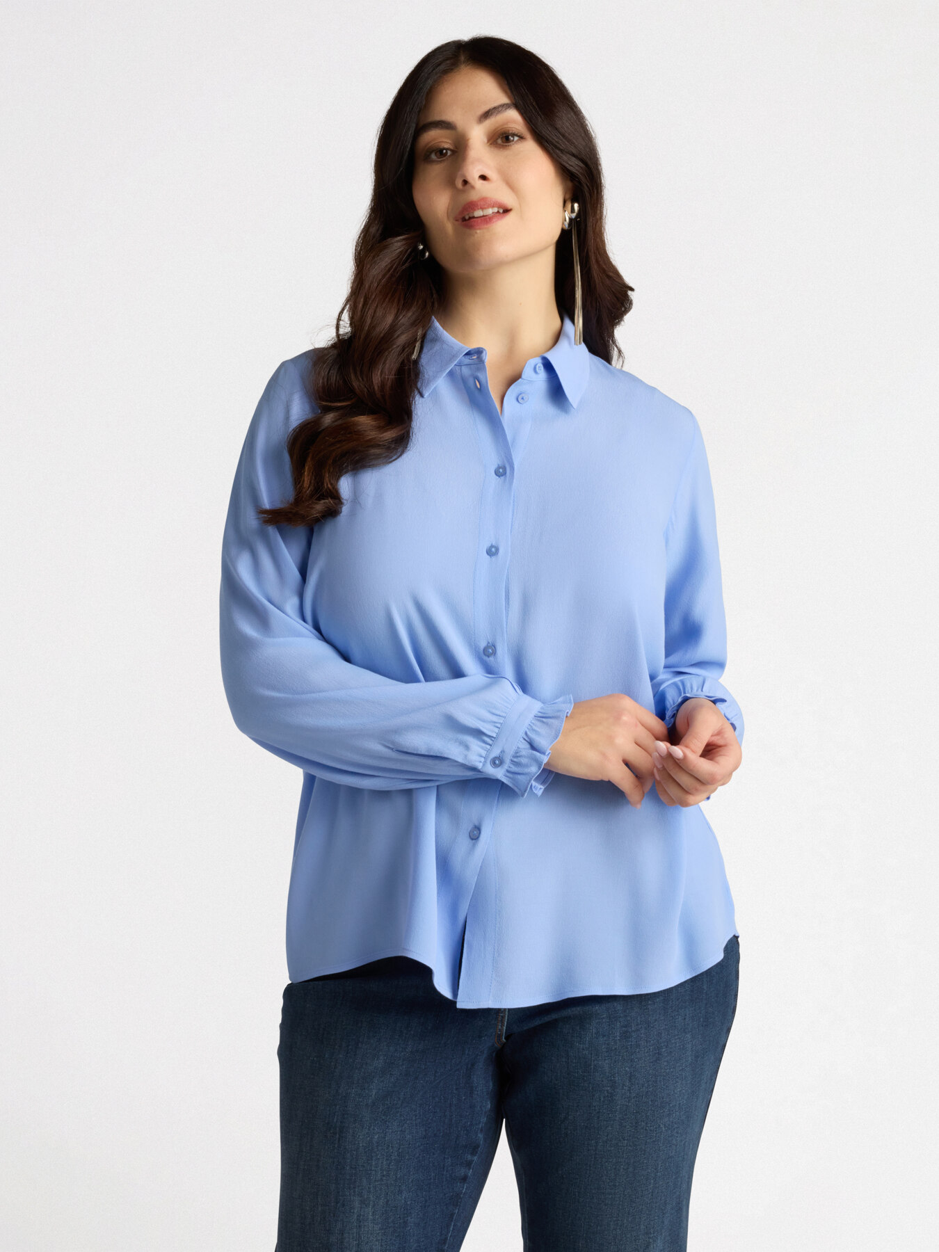 LENZING™ ECOVERO™ viscose shirt image number 0