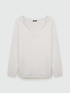 Lurex sweater with hood image number 4