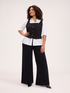 Square neckline corset top in Milano stitch image number 4