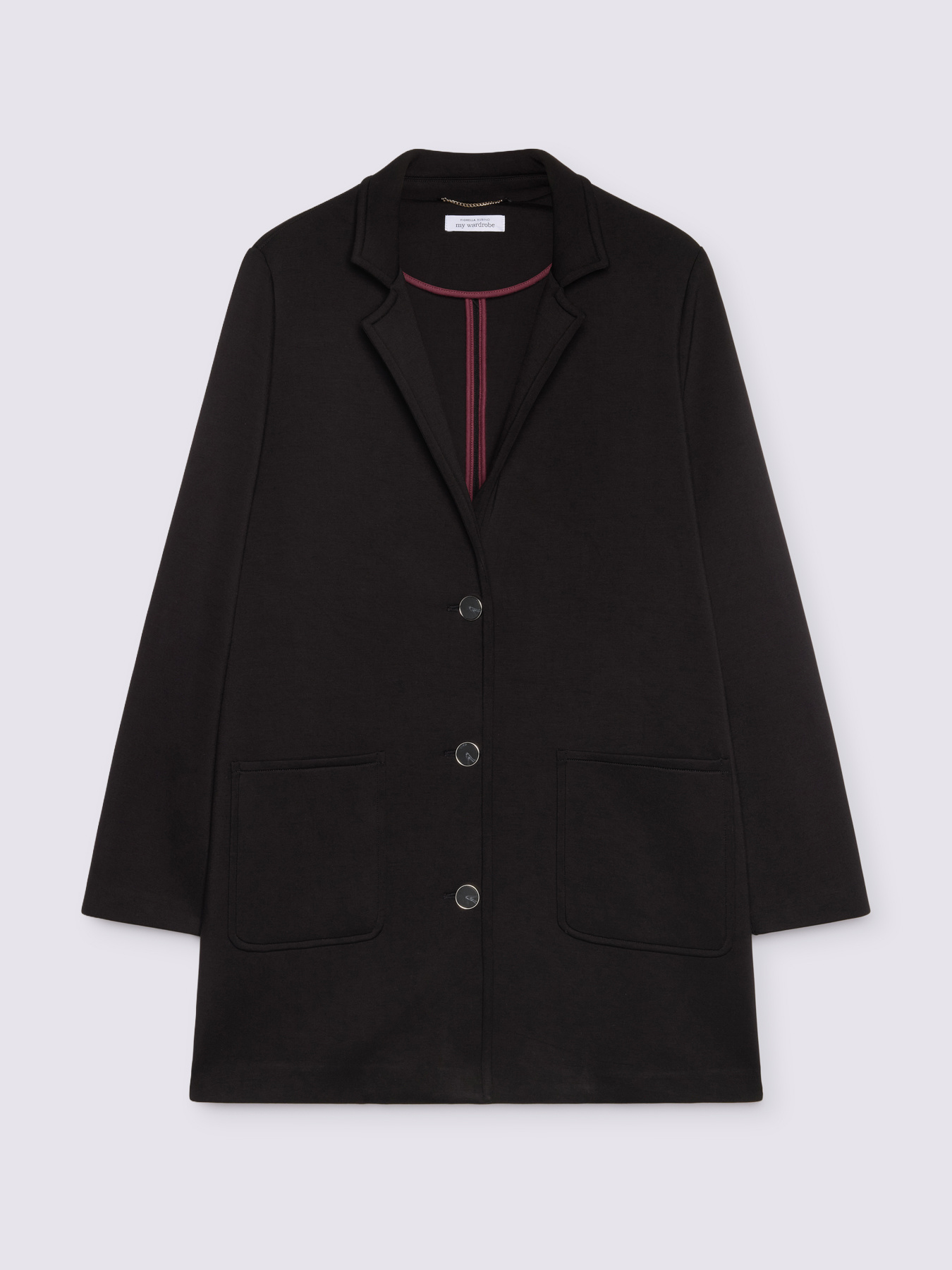 Manteau en n&eacute;opr&egrave;ne &agrave; la ligne &eacute;pur&eacute;e image number 4