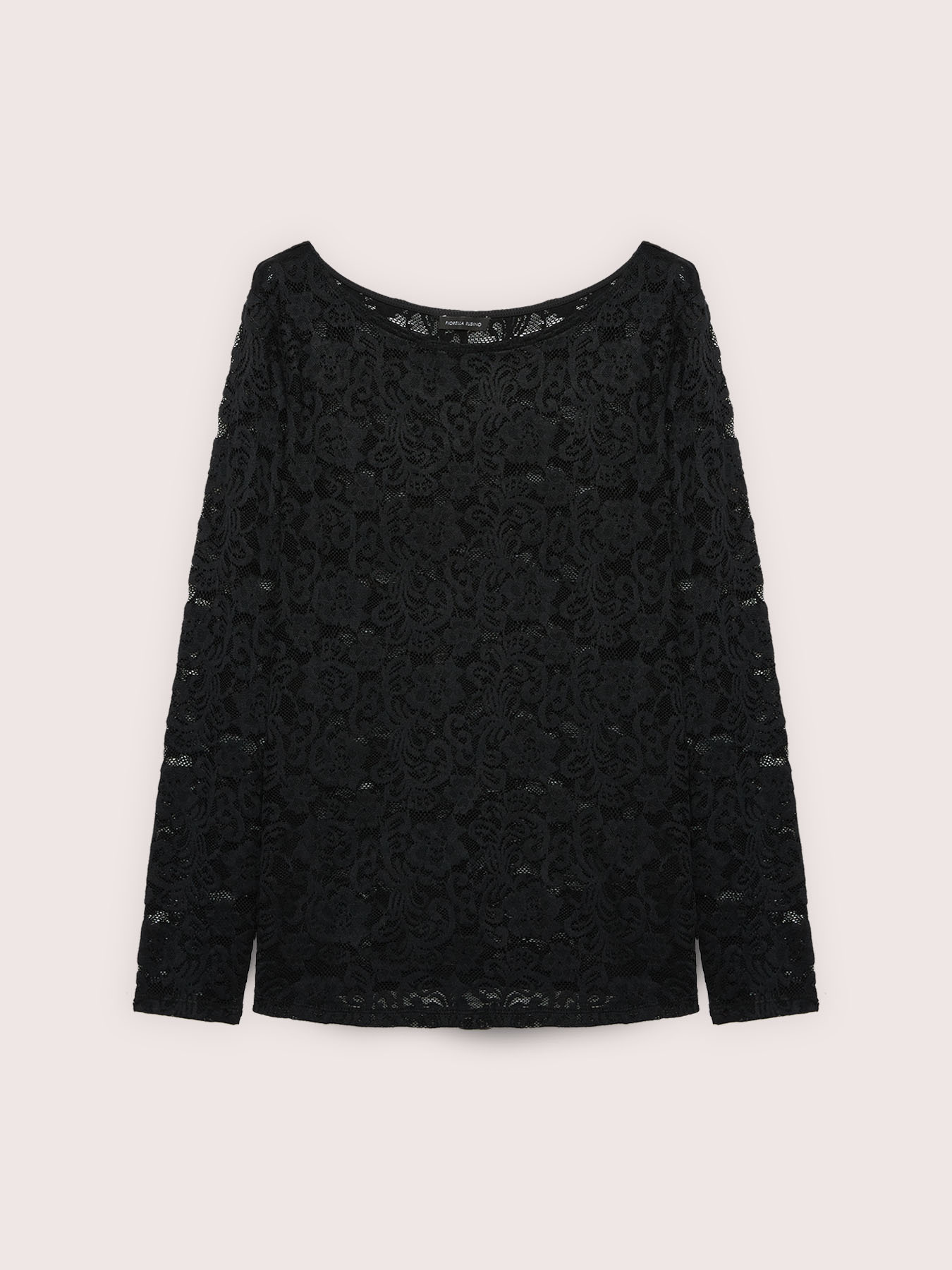 Langarm-T-Shirt aus Spitze image number 4