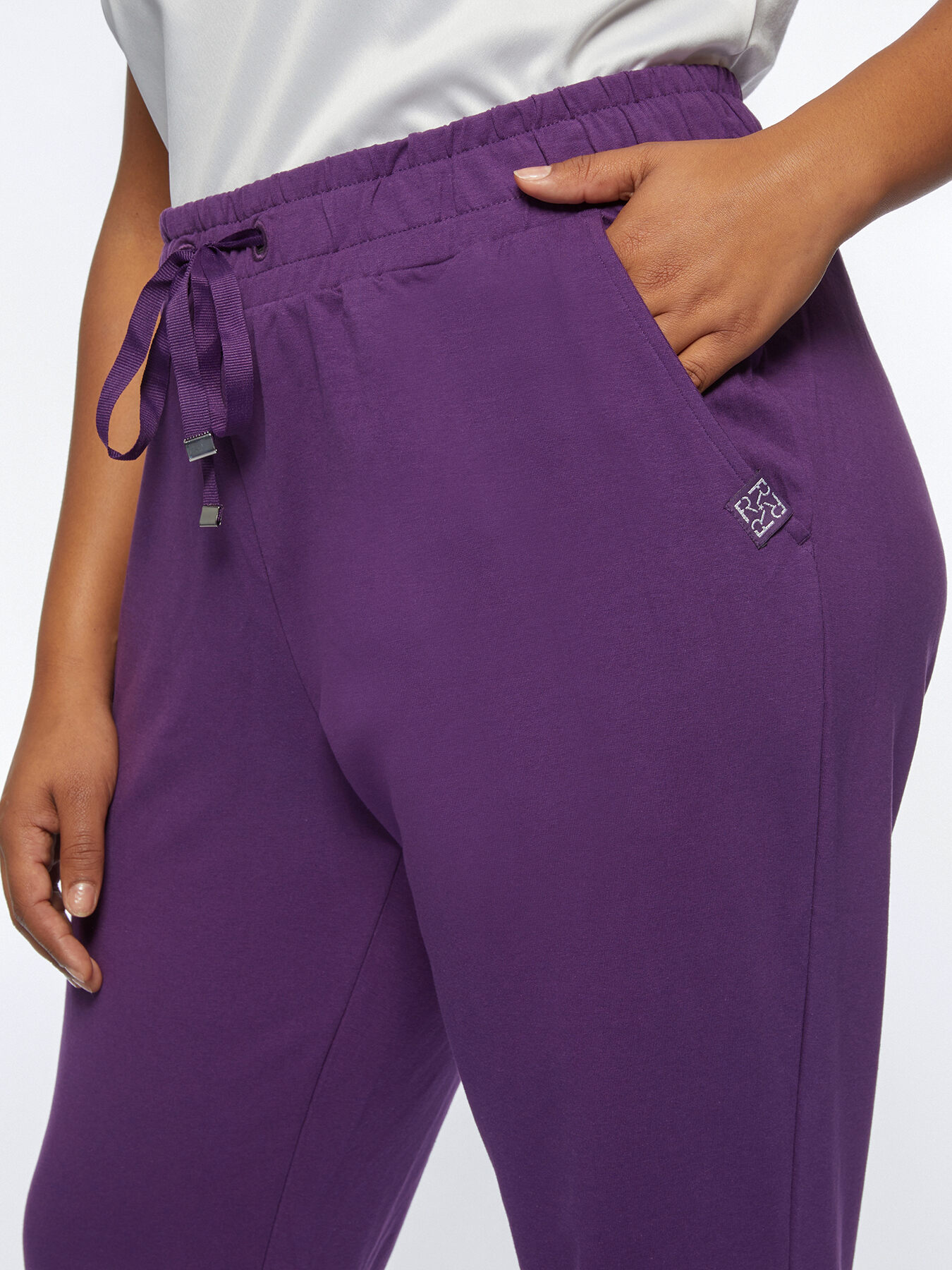 Pantalones de felpa con logotipo image number 2