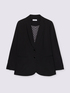 Fitted blazer in stretch fabric image number 5