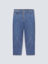 Barrel jeans with front buttons image number 4