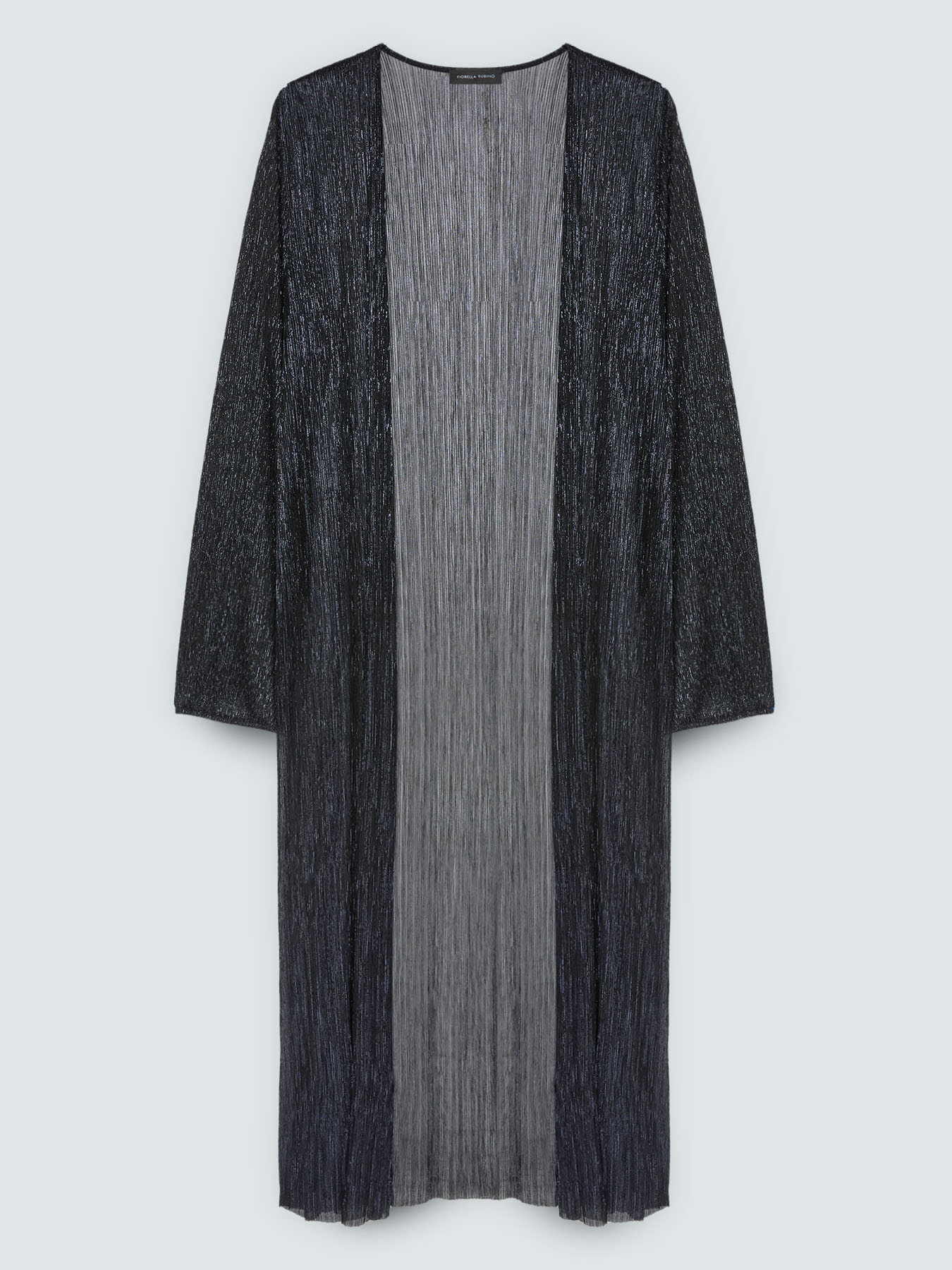 Cardigan cache-&eacute;paules en lurex pliss&eacute; image number 4