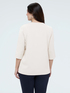 Scuba sweatshirt with floral embroidery image number 1