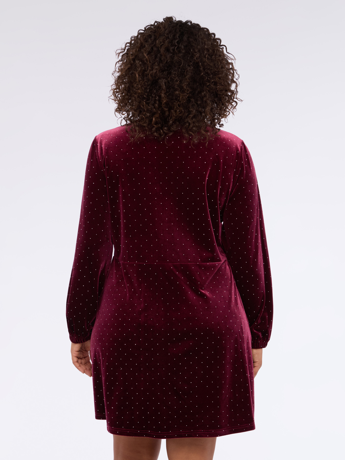 Robe FREE en velours avec points lumineux image number 1