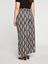 Trousers with ethnic print image number 1