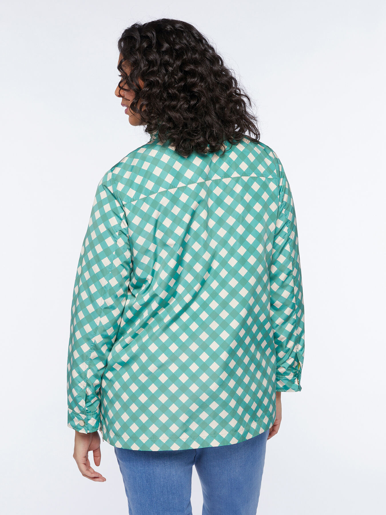 Leichter Parka mit geometrischem Muster image number 1