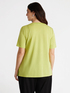 Satin and jersey lurex T-shirt image number 1