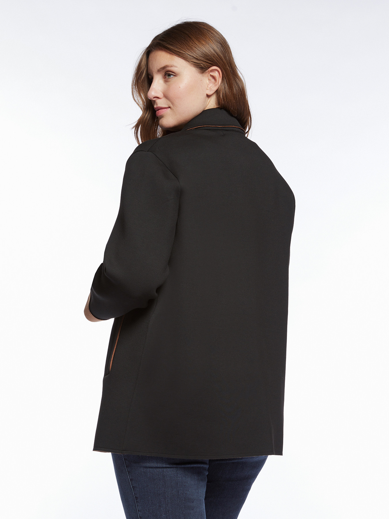 Oversized two tone blazer image number 1