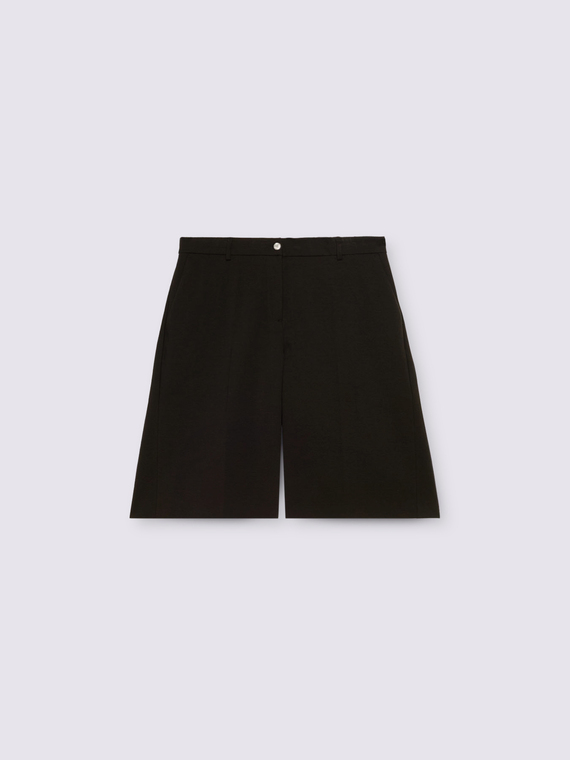 Pantaloni bermuda in punto Milano