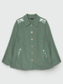 Oversized shirt with embroidery image number 5