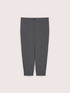 Carrot Fit Trousers in Melange Fabric image number 4