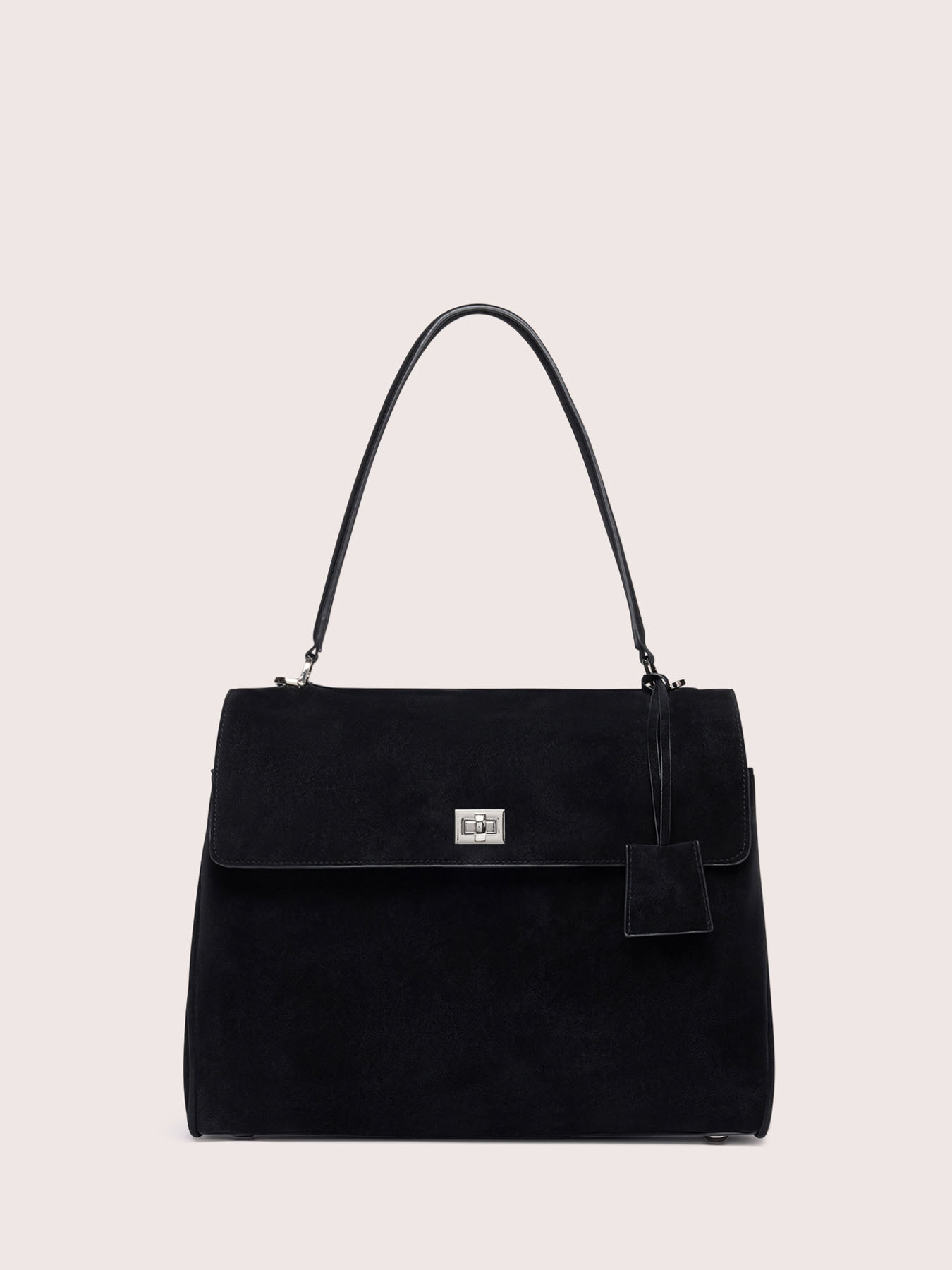 Sac &agrave; main avec poche frontale et poign&eacute;e rigide image number 1