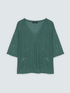Viscose blend sweater with luminous appliqu&eacute;s image number 4