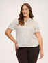 Viscose blouse with print image number 0