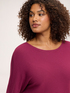 Viscose blend ribbed knitwear image number 3