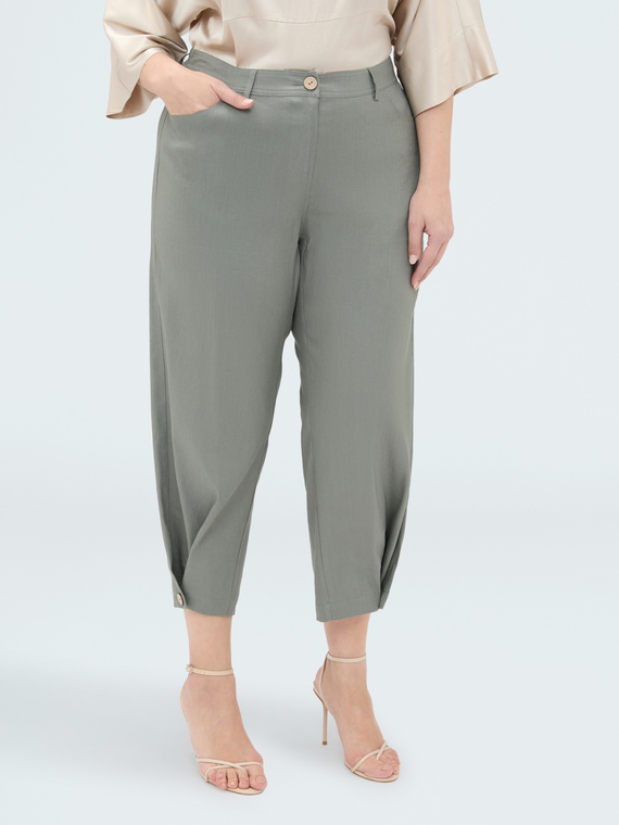 Balloon Pants in Linen Blend