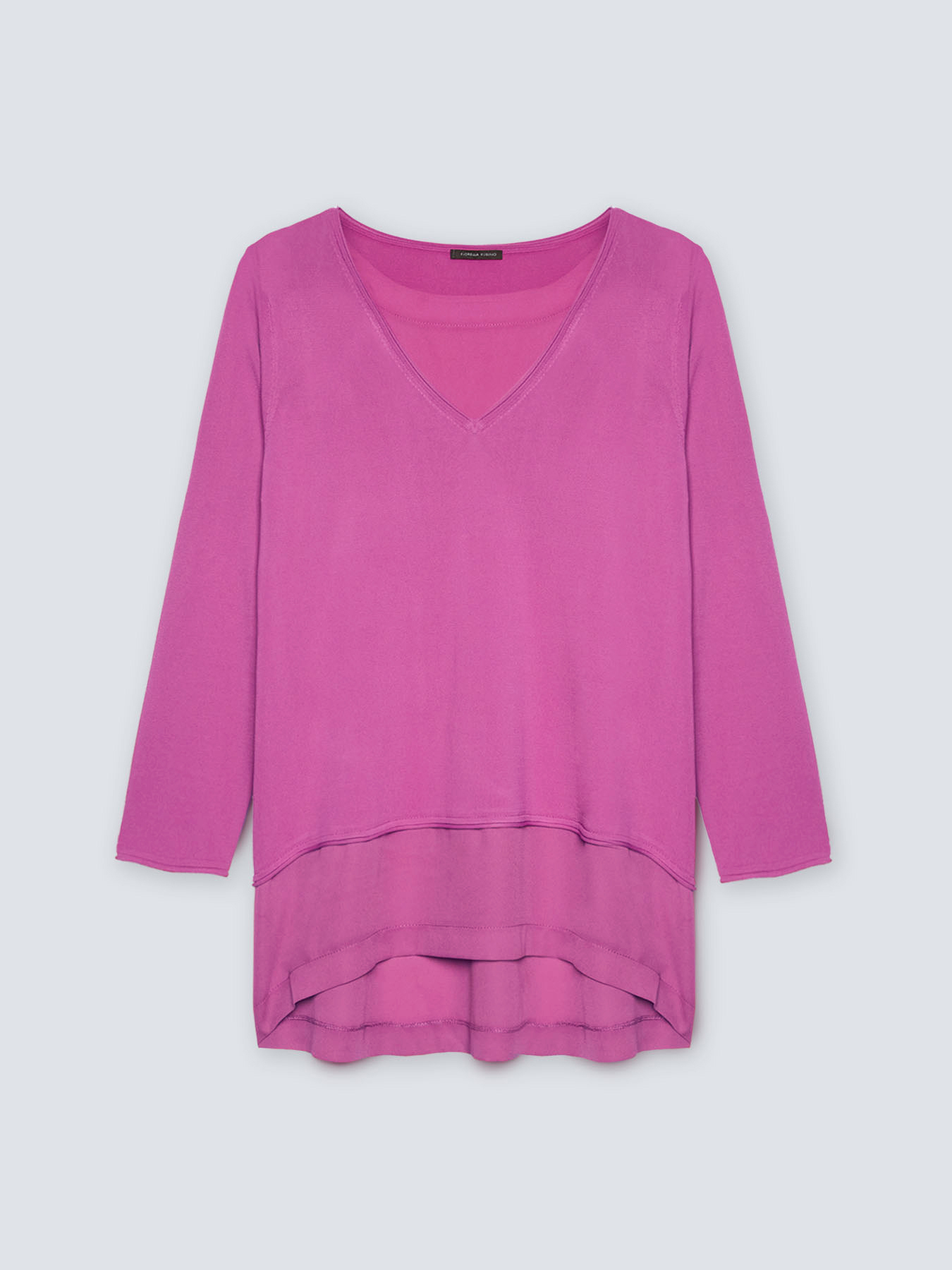 Pull en deux tissus image number 4