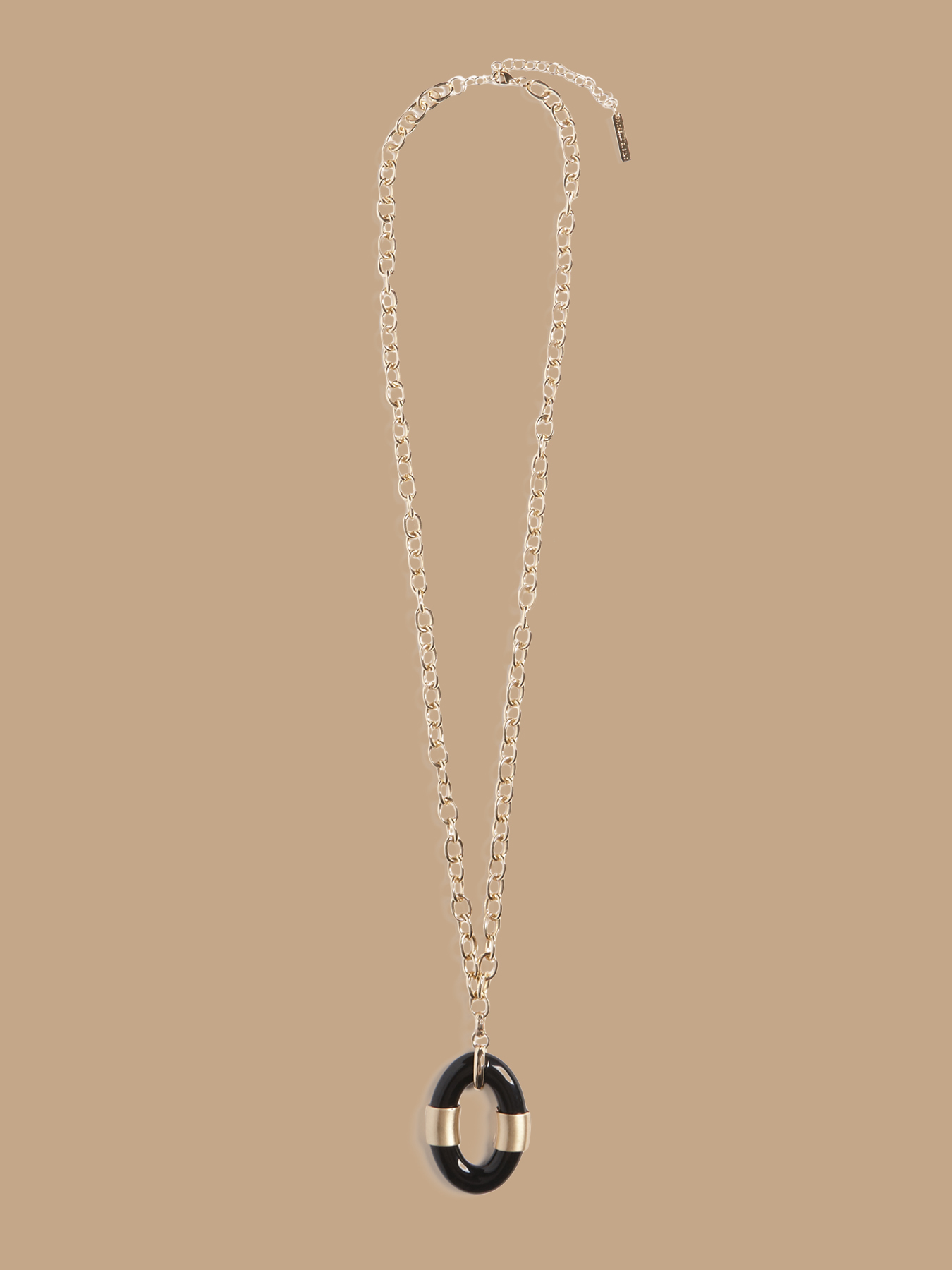 Lange Halskette mit Maxi-Anhänger image number 0