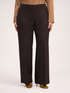 Wide leg trousers with pressed crease image number 0