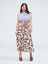 Sleeveless shirt dress with print image number 2