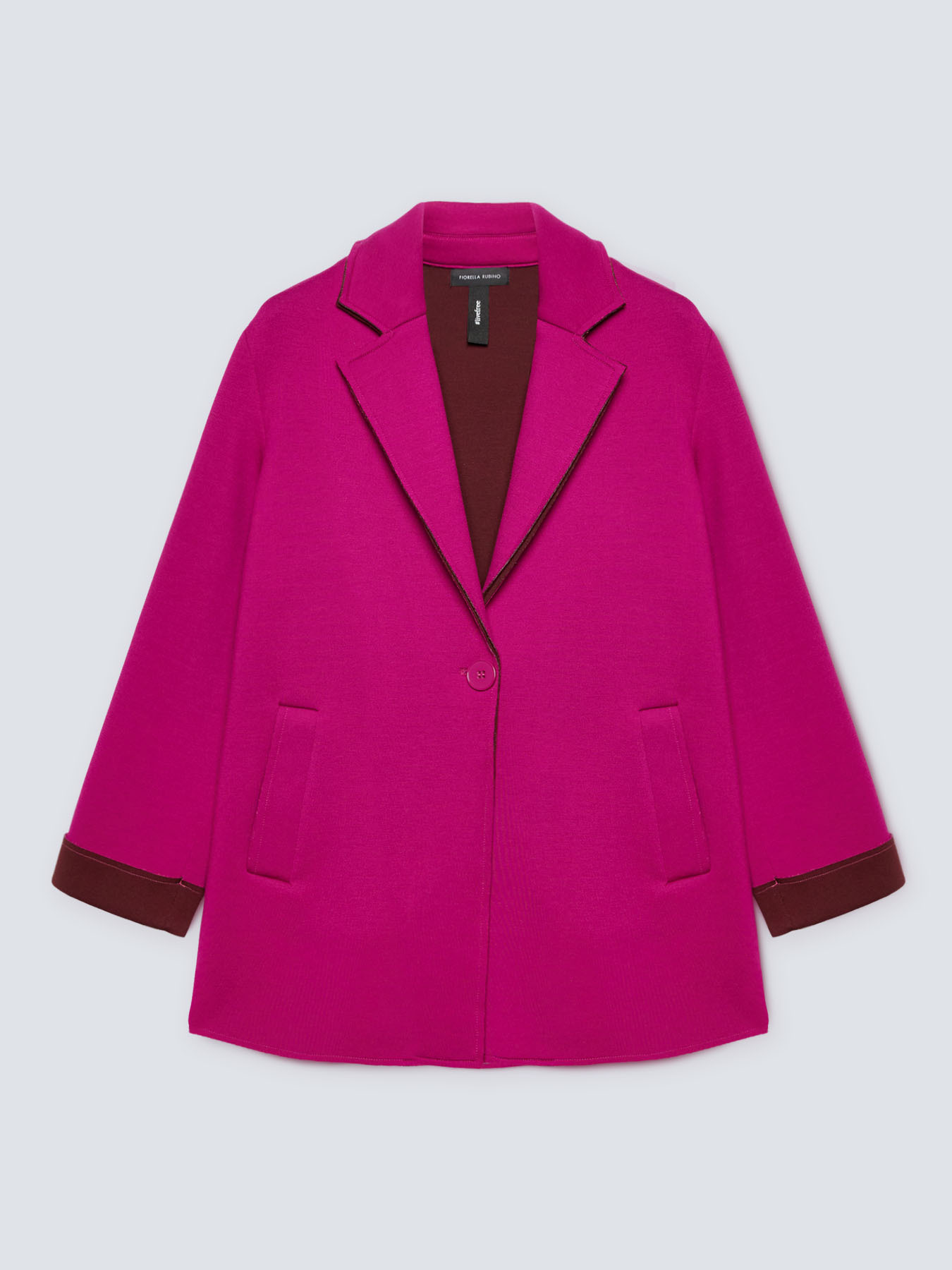 Maxi blazer bicolore image number 4