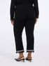 Flare knit pants with fringe image number 3