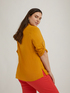 Solid colour viscose blouse image number 1