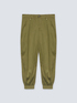 Cropped lyocell trousers image number 4