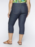 Jeans Capri con impunture a contrasto image number 1