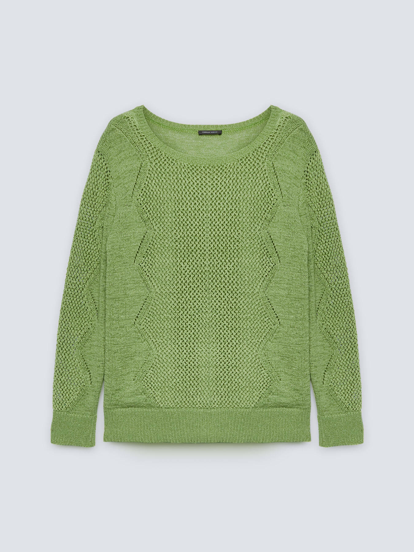 Maglia con fettuccia con disegni geometrici image number 3