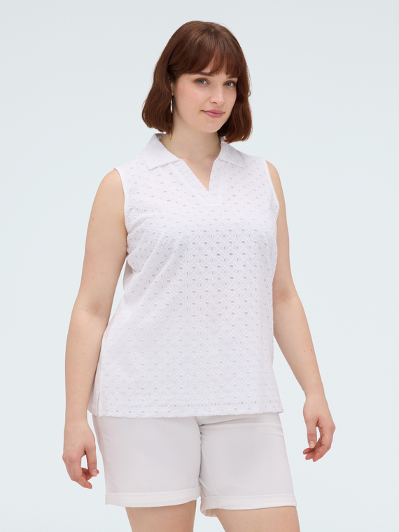 San Gallo T-shirt with polo collar