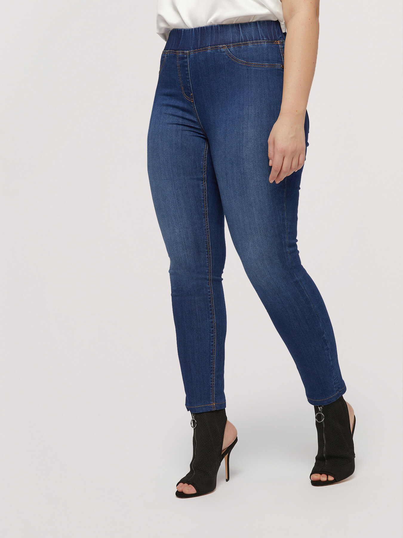 Jeggings basic mid blue image number 2