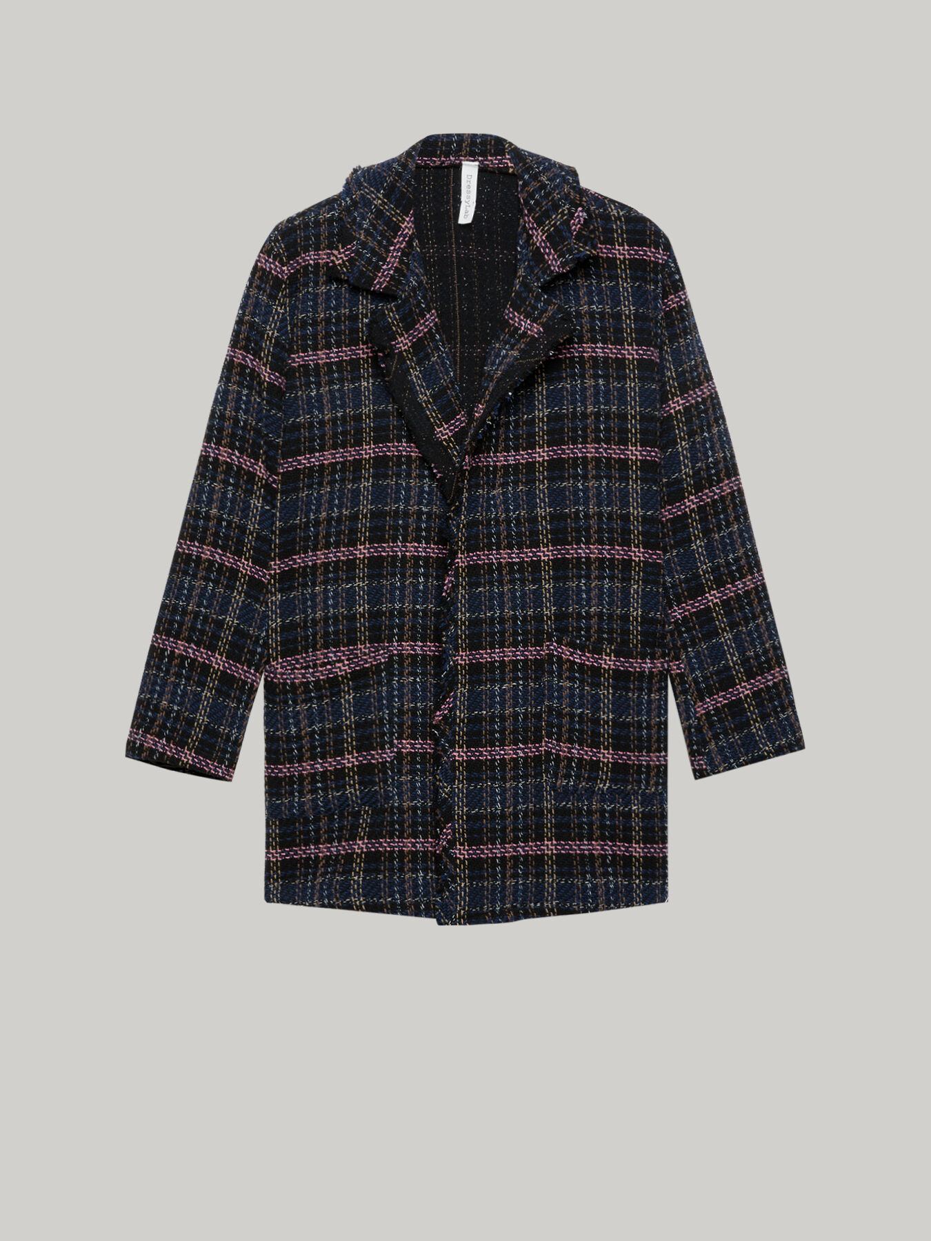 Giacca in tessuto effetto stuoia image number 3