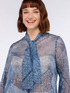 Bluse mit Bandana-Druck und Schleife am Kragen image number 2