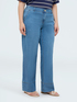 Wide leg jeans in tencel image number 2